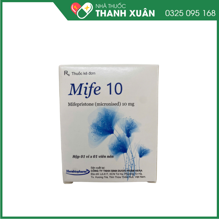 Mife 10 thuốc tránh thai khẩn cấp dùng trong 120 giờ